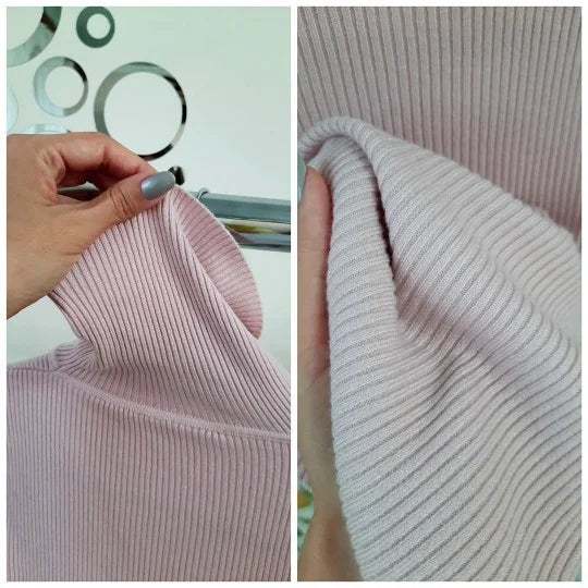 Soft knit turtleneck sweater, autumn and winter