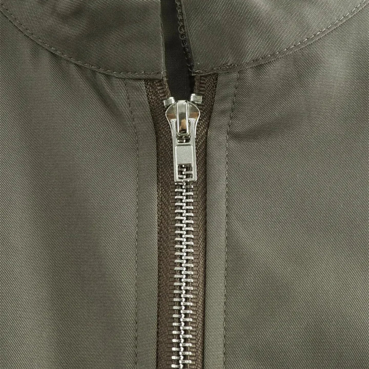 Long dress with zipper, pleated, sleeveless, fitted