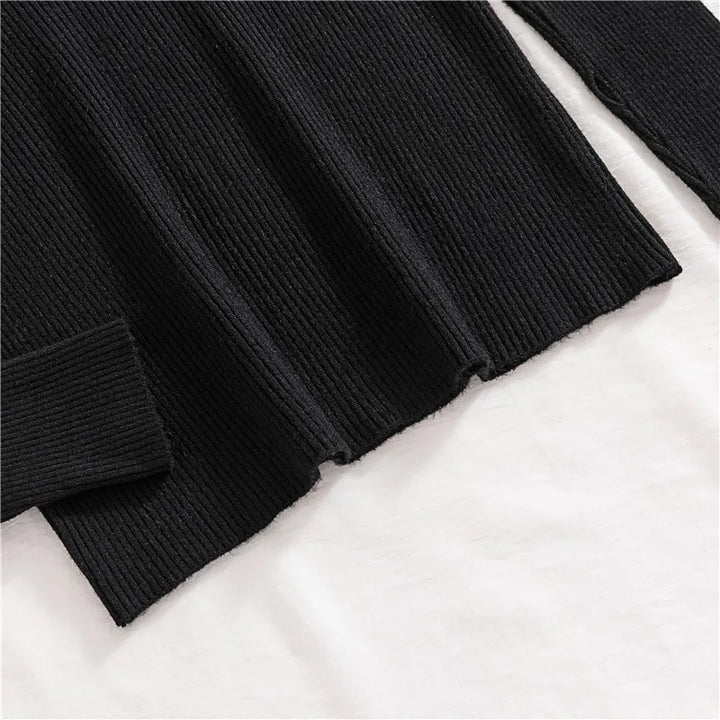 Soft knit turtleneck sweater, autumn and winter