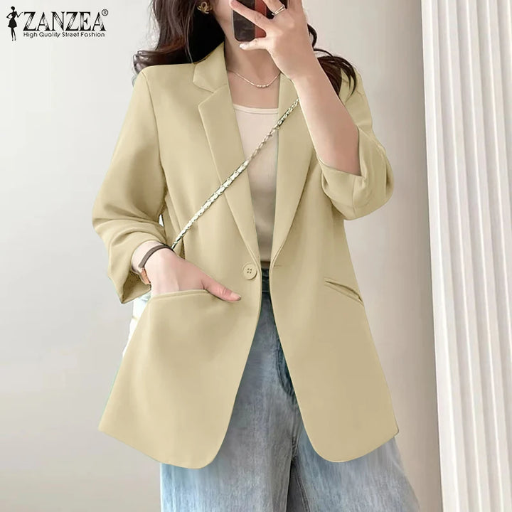 Zanzea autumn blazer, various colors, casual