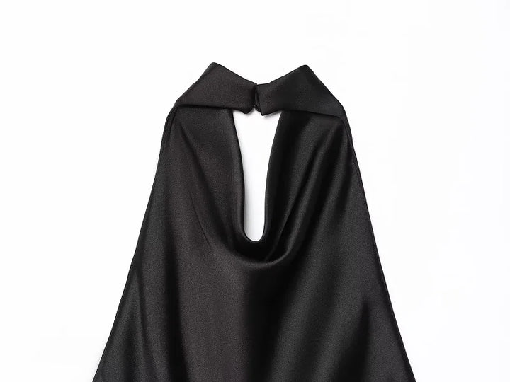 Women's Satin Halter Top, Summer, Beach