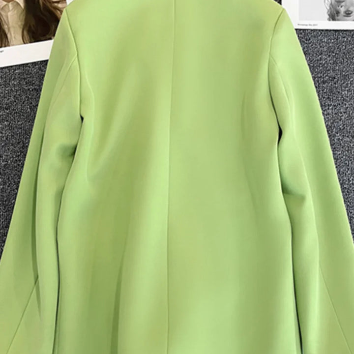 Elegant blazer, spring/autumn, lined, wrap, gold buttons